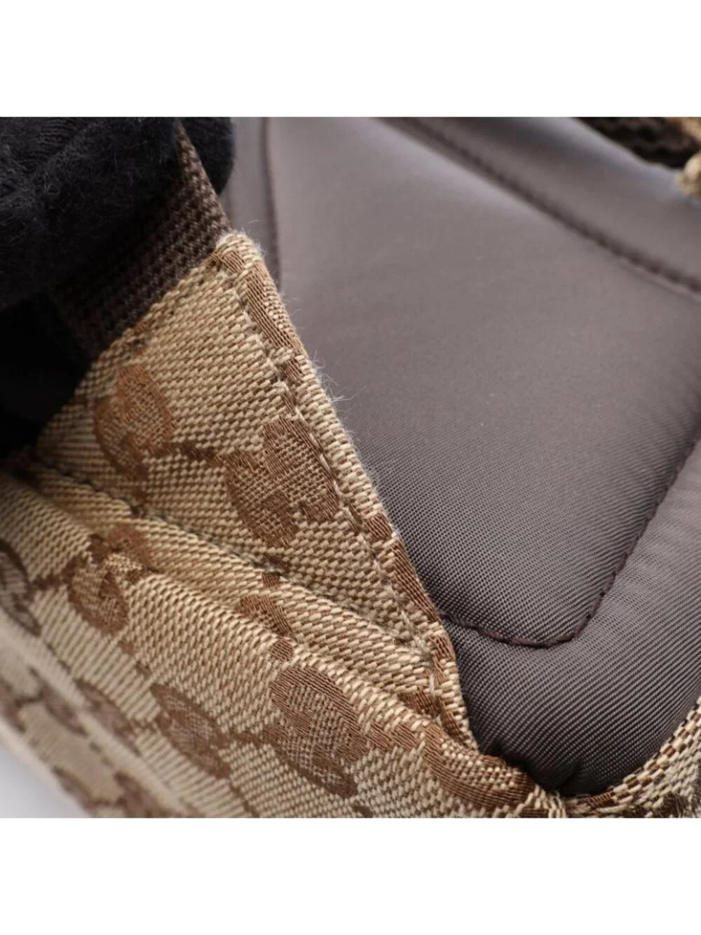 Gucci Backpack GG Canvas Beige Dark Brown